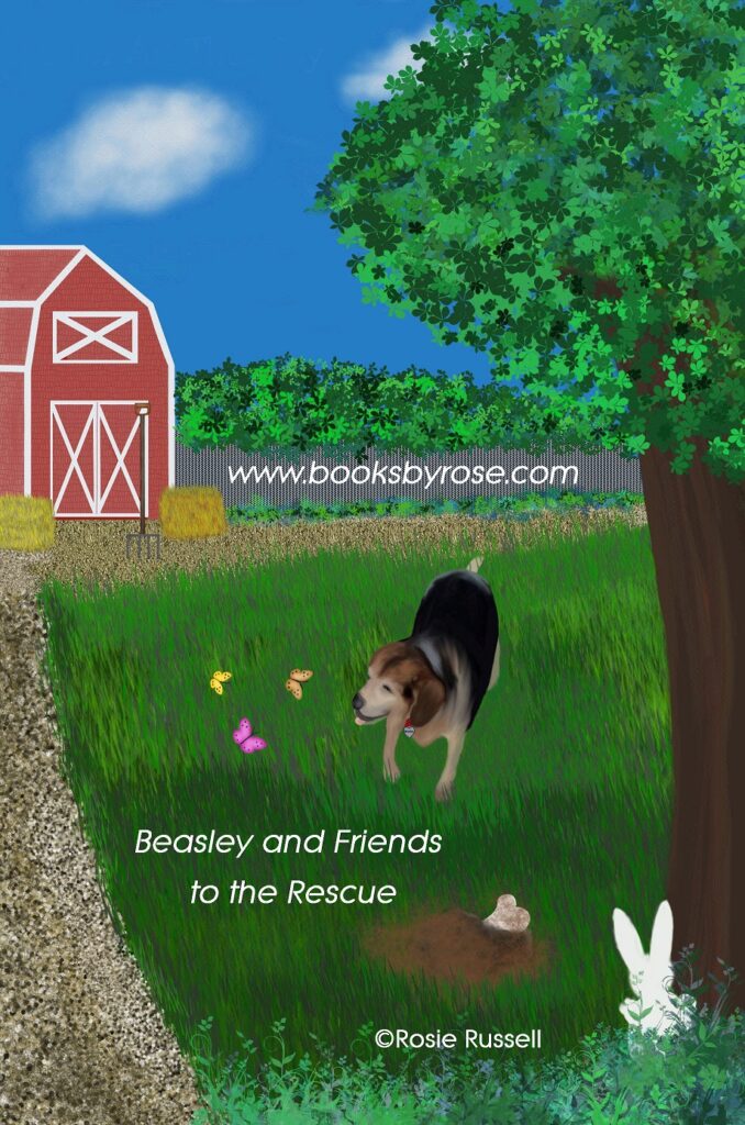 Happy June 2025! 
("Beasley and Friends to the Rescue.") ~Rosie Russell