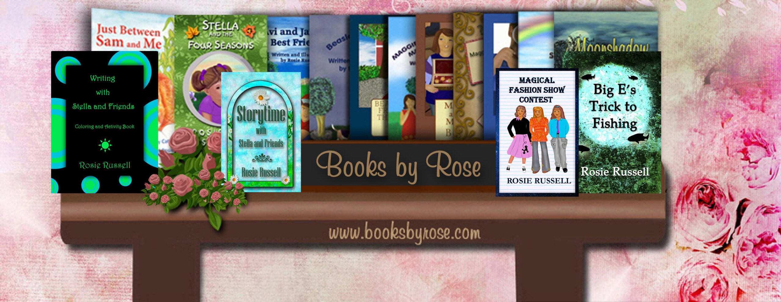 Bookshelf at Books by Rose 2025