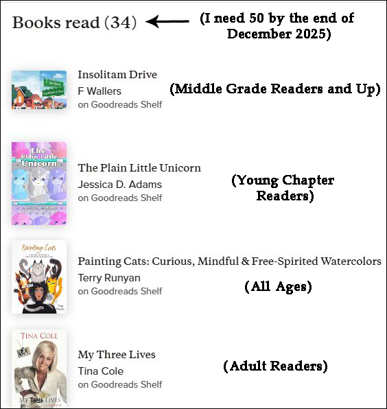 Goodreads Challenge October 2025 Goodreads Challenge October 2025