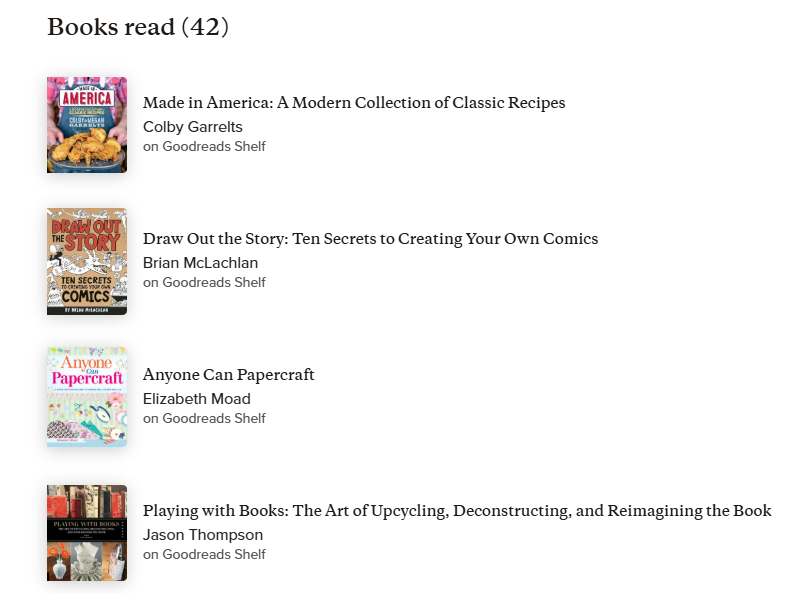 Goodreads Challenge 2025